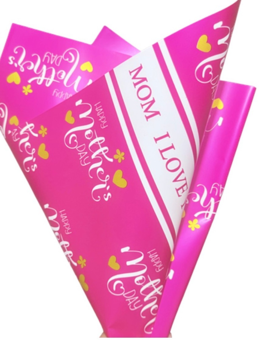 Mother’s Day Floral Wrapping Paper 20 Sheets 22x22” Waterproof Bouquet Gift Wrap